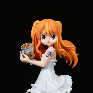 โมเดลฟิกเกอร์ One Piece GK Dragon Studio Nami Red Clothing Theater Version ของเล่นสําหรับเด็ก