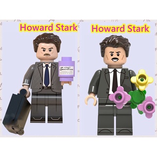 ของเล่นตัวต่อเลโก้ Marvel Iron Man Howard Stark สําหรับเด็ก