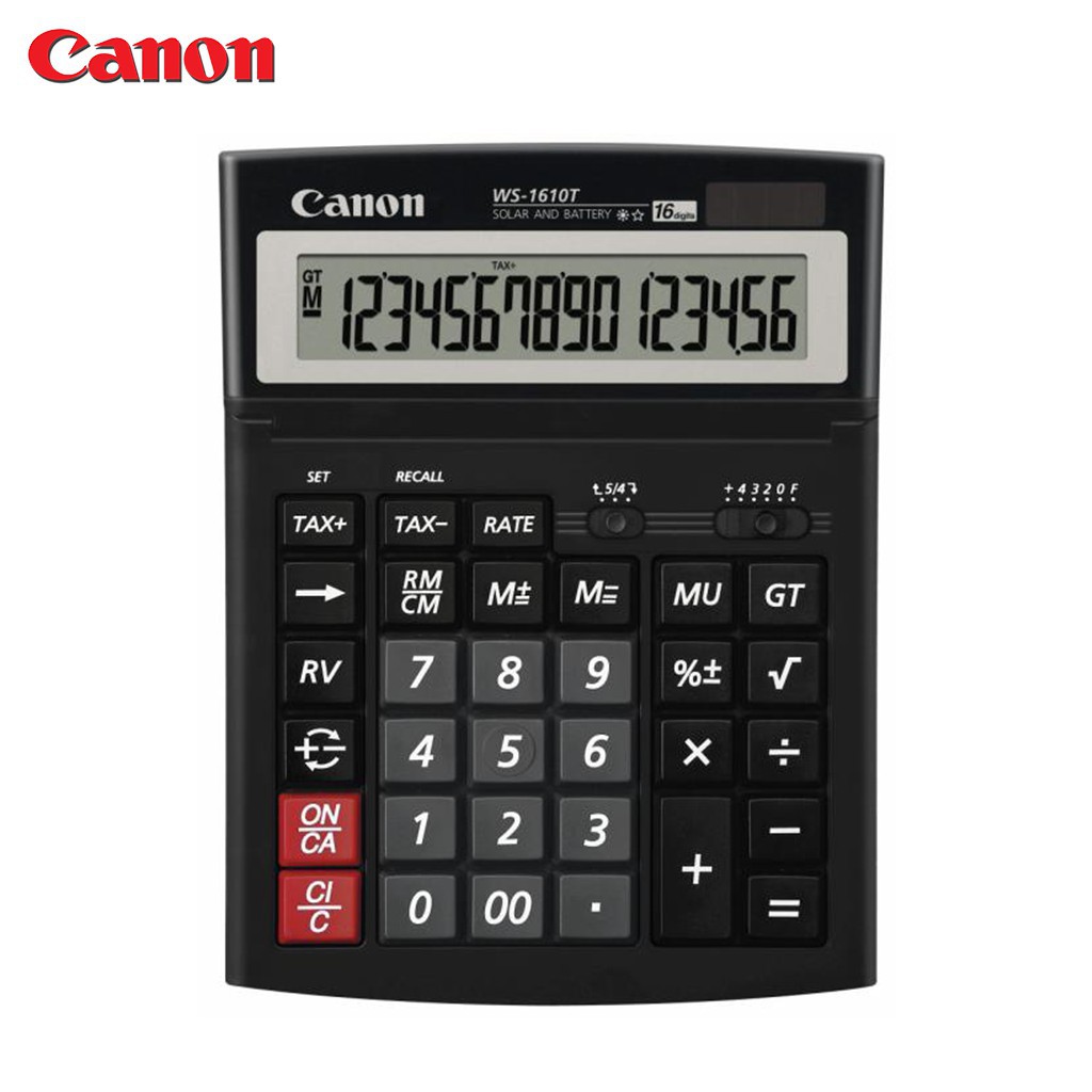 canon-ws-1610t-เครื่องคิดเลข-16-หลัก