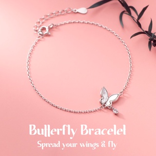 สินค้า Butterfly Bracelet สร้อยข้อมือเงินแท้