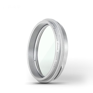 ฟิลเตอร์ Fuji X100V MCUV Weather Sealed Protection Filter พร้อม Built-in Adapter จาก Kase สีเงิน