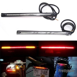 [Prettyrain] แถบไฟเลี้ยว ไฟเบรกท้าย LED 48 SMD สําหรับรถจักรยานยนต์