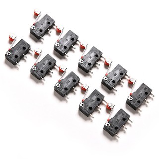 10pcs Micro Roller Lever Arm Normally Open Close Limit-Switch limit switch with roller 5A/250V