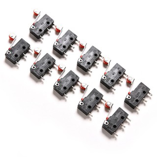 10pcs Micro Roller Lever Arm Normally Open Close Limit-Switch limit switch with roller 5A/250V