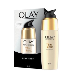 OLAY โอเลย์ Total Effects 7-in-1 Anti-Ageing Serum เซรั่ม สูตรป้องกันริ้วรอย 50 ml