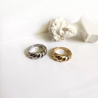 favr.co — Croissant ring (copper+18k gold) แหวนทองทรงครัวซองต์