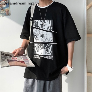 (dream) Jujutsu Kaisen Anime Print Aesthetic T-shirt Harajuka Hip Hop Tees for Couple //