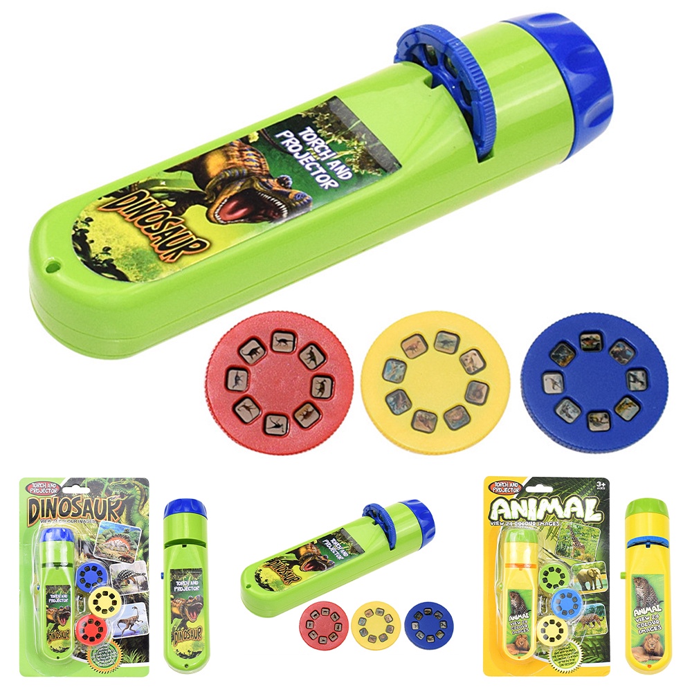 ของเล่น-ไดโนเสาร์-โปรเจ็กเตอร์-การศึกษาระดับต้น-projection-flashlight-toy-สัตว์-ของขวัญเด็ก