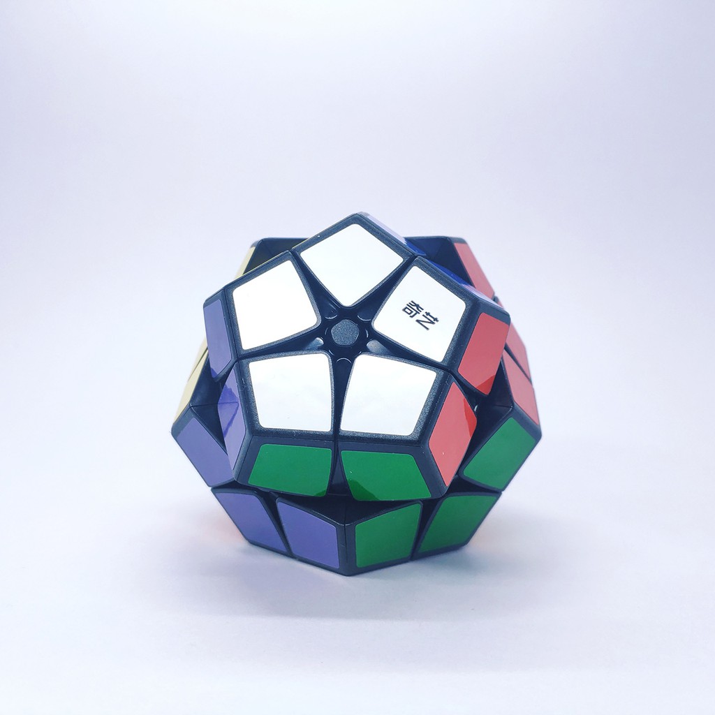 รูบิค-5-เหลี่ยม-รูบิค-ของแท้อย่างดี-megaminx-cube-qiyi-2x2-kilominx-black-speed-cube-2x2-megaminx-stickerless-sharkrubik
