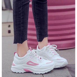 ภาพขนาดย่อของภาพหน้าปกสินค้ารุ่นใหม่  venita รองเท้าผ้าใบ รองเท้าแฟชั่น ผู้หญิง เสริมส้น 5 ซมNo.V0051พร้อมส่ง จากร้าน venita.fashion บน Shopee ภาพที่ 4
