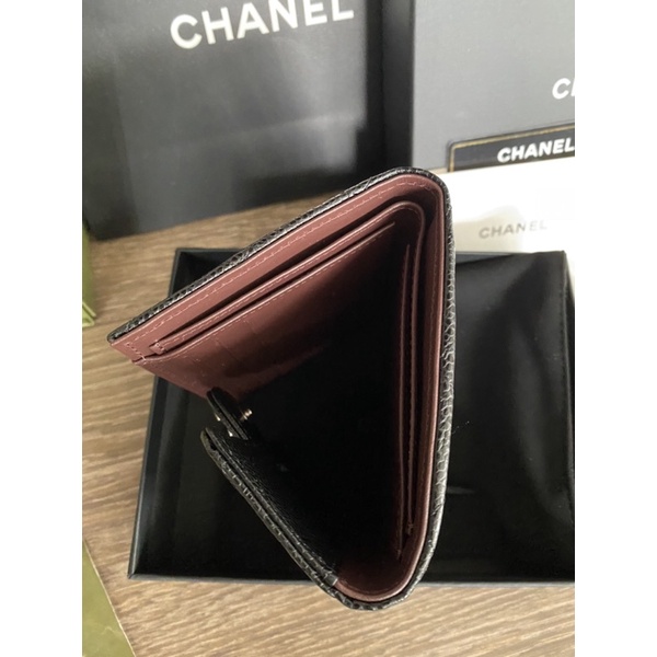 new-chanel-tri-fold-wallet-ของแท้