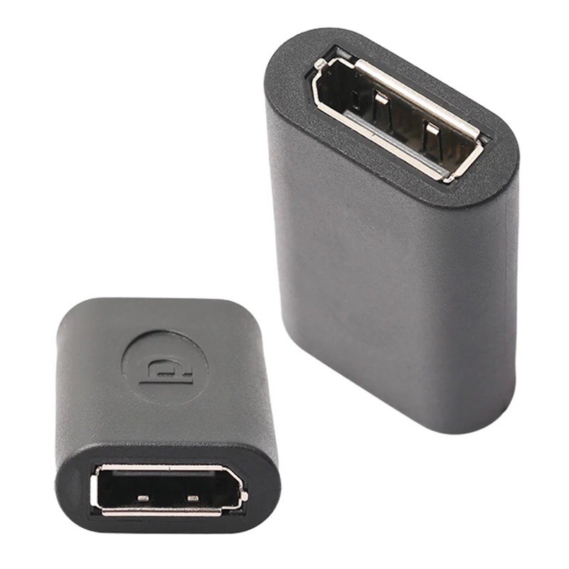 DP TO DP DisplayPort หญิงหญิงปลั๊กอะแดปเตอร์ Gold Plated CONNECTOR ...