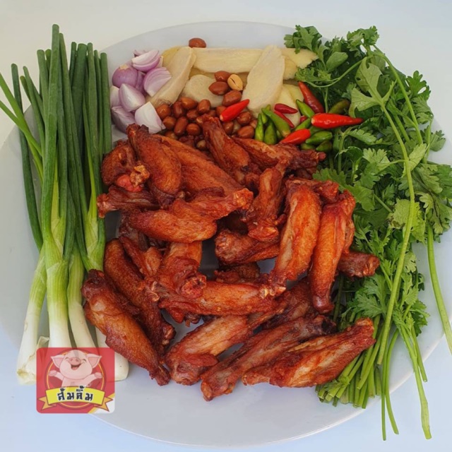 ภาพหน้าปกสินค้าแหนมปีกกลางไก่ (ไม่มีปลายปีก) 500 กรัม