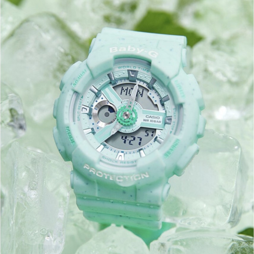 casio-baby-g-นาฬิกาข้อมือผู้หญิง-สายเรซิ่น-ba-110pi-2a-ของแท้100-พร้อมส่ง-ประกัน1ปี