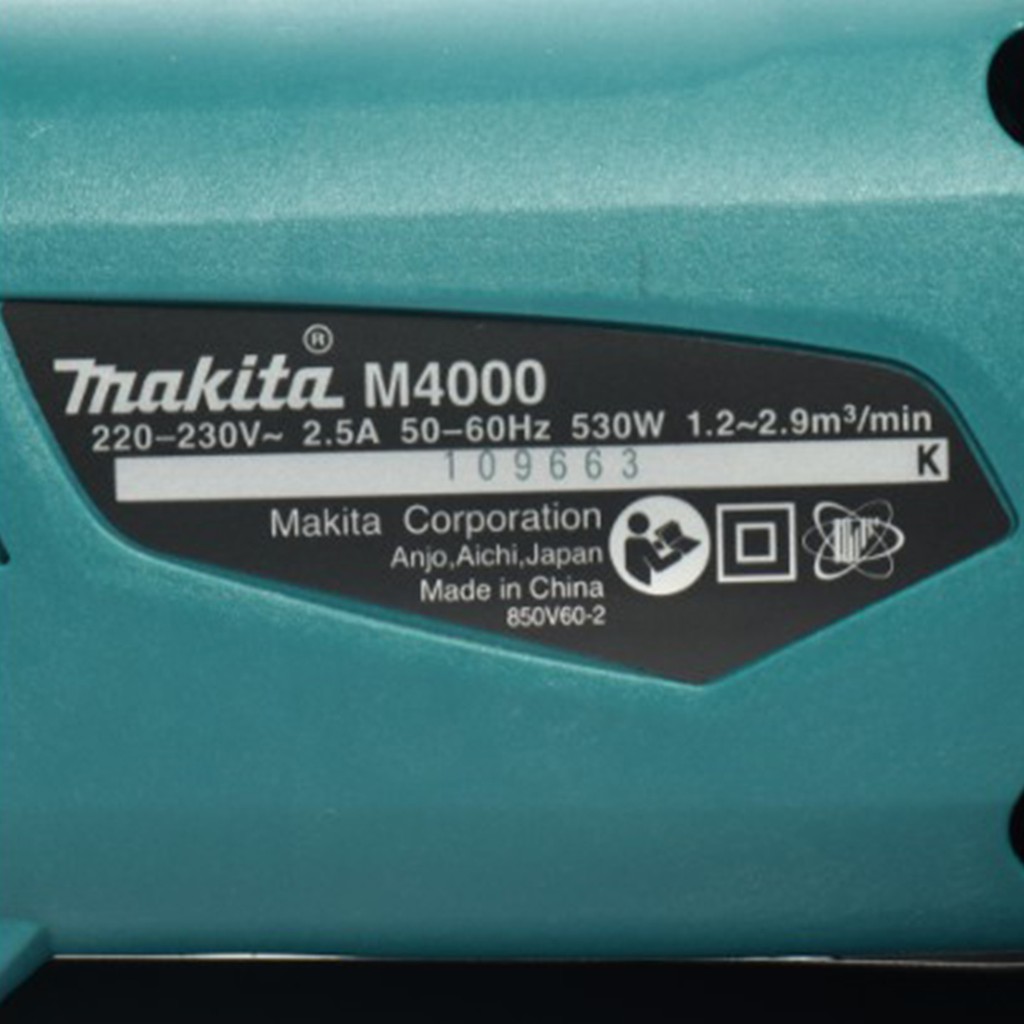 ภาพสินค้าเครื่องเป่าลม MAKITA M4000B เครื่องเป่าลมเย็น 530W (แทน MT401) ราคาโรงงาน ของเเท้ 100% จากร้าน prowork27 บน Shopee ภาพที่ 5