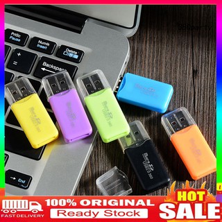 &lt;Wholesale&gt; อะแดปเตอร์การ์ดรีดเดอร์ขนาดเล็ก Usb 2 . 0 Tf Micro