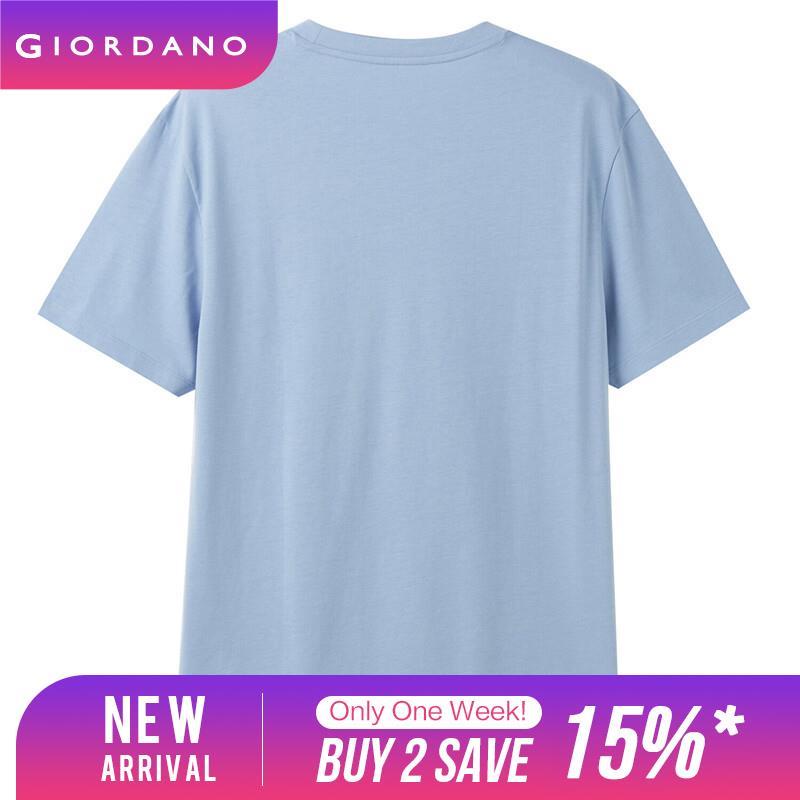 giordano-men-liuhailun-series-t-shirts-breathable-short-sleeves-t-shirts-printed-graphic-ribbed-crewneck-comfy-t-shirts