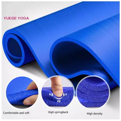 ภาพสินค้าเสื่อโยคะ เบาะโยคะ yoga mat เสื่อออกกำลังกาย 8mm กันลื่น A009 กีฬา ฟิตเนส การออกกำลังกาย บ้าน สากลสำหรับผู้ใหญ่ จากร้าน newsunding บน Shopee ภาพที่ 6