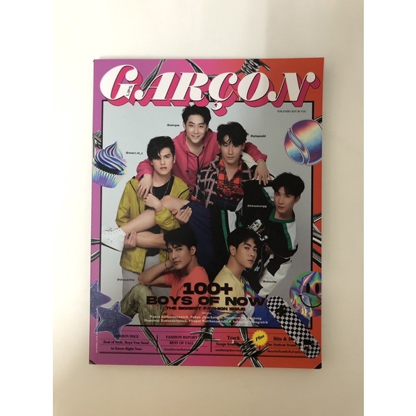 Lips GARCON MAGAZINE (GMMTV BOYS/EARTHMIX) | Shopee Thailand