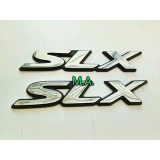 โลโก้ SLX ชุปขอบดำ จำนาน 1  คู่