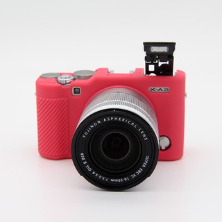 เคสกันกระเเทก SILICONE CASE FUJI XA3,XA10 (ROSE)  (0877)