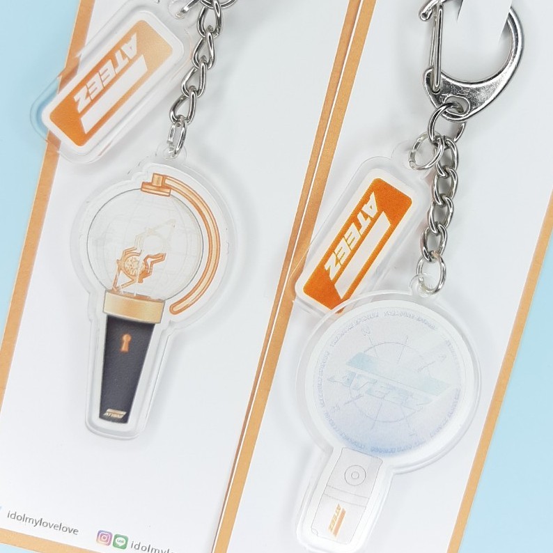 ภาพหน้าปกสินค้าAteez : Keychain + PIN Lightstick