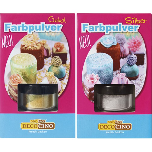 GoldSilver Powder (Food Colouring) สีผงเงินทอง (สีผสมอาหารเบเกอรี่