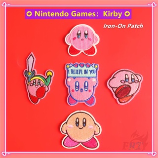 ♚ Kirby: I Believe In You - แผ่นแพทช์เหล็ก สําหรับเล่นเกม Nintendo ♚ แผ่นแพทช์รีดติดเสื้อ DIY 1 ชิ้น