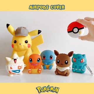 Pokémon series หูฟังสำหรับ AirPods3gen case Gengar 2021 ใหม่สำหรับ AirPods3 หูฟังเข้ากันได้กับ AirPodsPro กรณี AirPods2gen
