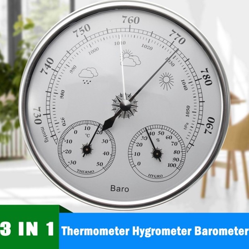 [perfeclan5] Precision 3 in 1 Barometer Weather Station Barometer
