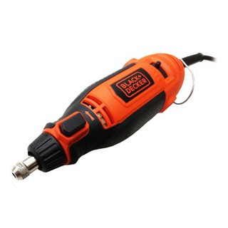 หินเจียร BLACK&amp;DECKER เครื่องเจียคอตรง รุ่น RT18KA-B1 ขนาด 180 วัตต์ สีส้ม - ดำ