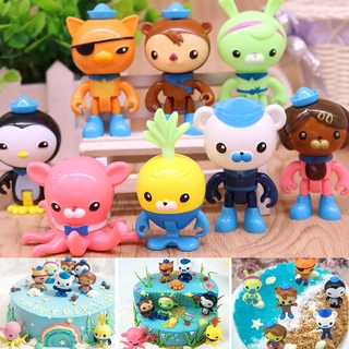 ฟิกเกอร์ The Octonauts ของเล่นสําหรับเด็ก 8 ชิ้น