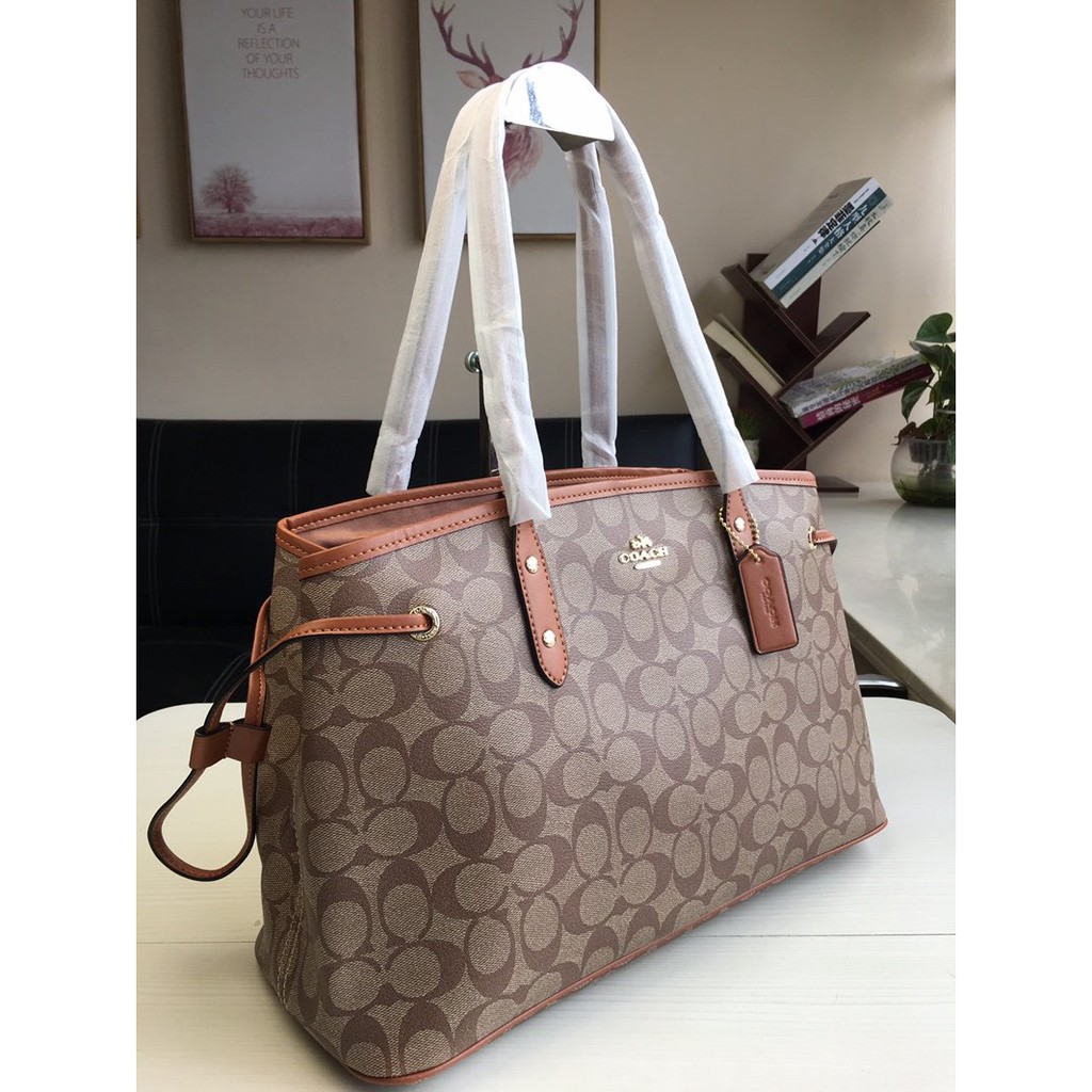 100-ของแท้-f57842-coach-กระเป๋าถือ-กระเป๋าสะพาย