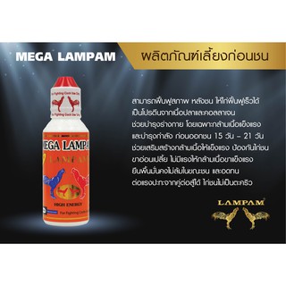 ภาพขนาดย่อของภาพหน้าปกสินค้าเมก้า ลำปำ (ชนิดน้ำ) 60 Ml. 300 ลำปำ ยาไก่ลำปำ ยาเลี้ยง ยาไก่ ยาไก่ชน ยาเลี้ยงไก่ชน ของแท้100% ของใหม่ สามารถฟื จากร้าน yakai88 บน Shopee