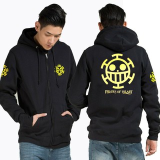 ใหม่ เสื้อแจ็กเก็ต เสื้อฮู้ดดี้ มีซิป ลายอนิเมะ One Piece BIGSIZE Jumper Ziphoodie มีซิป โอเวอร์ไซซ์ ไซซ์ S - XXXXXL(6XL) สําหรับทุกเพศ