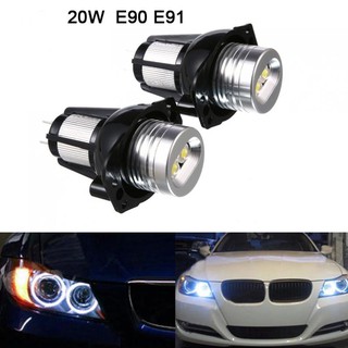 หลอดไฟหน้า 1200 lm 20 w led สําหรับ bmw e90 e91 2 ชิ้น