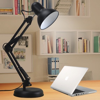 โคมไฟตั้งโต๊ะ โคมไฟอ่านหนังสือ โคมไฟ ปรับระดับได้รอบทิศทาง Table Reading lamp Adjustable with super long arm E27 anjou