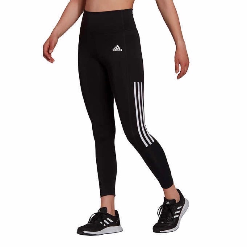 adidas-ladies-3-stripe-tight-with-mesh-จากอเมริกา-ผ้านุ่ม-ใส่สบาย-ระบายอากาศได้ดี