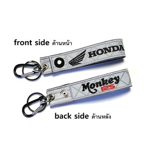 สินค้า พวงกุญแจ HONDA MONKEY 125 ฮอนด้า พวงกุญแจสะท้อนแสง มอเตอรไซค์ บิกไบค์   MOTORCYCLE BIKER REFLECTIVE KEYCHAIN