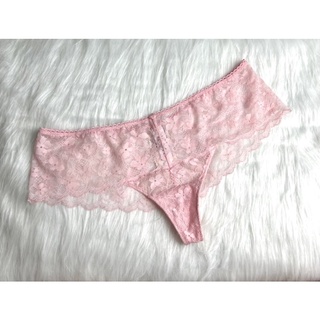 Victoria’s Secret แท้ ใหม่ ป้ายห้อย -L - Wide Thong - ลูกไม้ดีงามมากมายเลิศเลอ ไซส์ฝรั่งคือใหญ่นะคะ (VS38)