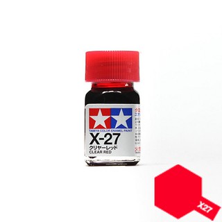Tamiya Enamel Color X-27 (Clear Red)