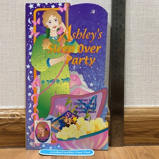 หนังสือนิทานภาษาอังกฤษ Board Book Ashleys Sleep Over Party