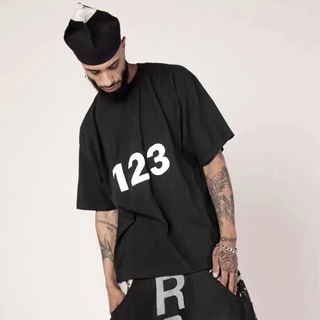 [S-5XL]Rrr123 เสื้อยืดแขนสั้น ทรงหลวม สไตล์วินเทจ