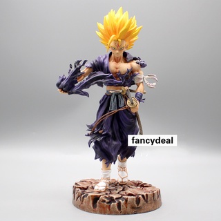 Anime Dragon Ball Super Saiyan Son Gohan GK Accessories PVC Action Figure Model Toy 28CM