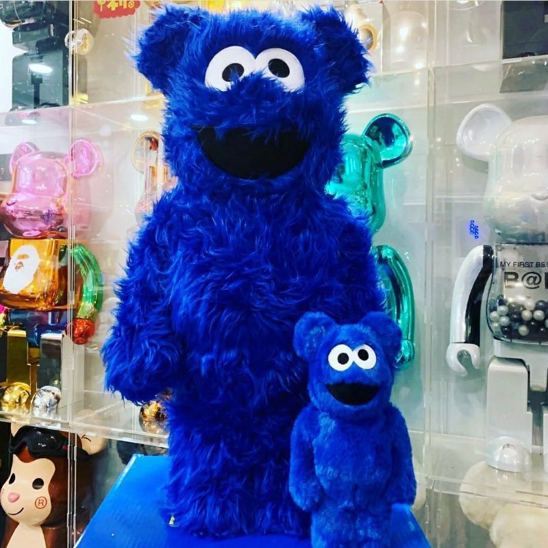 Bearbrick Cookie Monster 1000% | Shopee Thailand