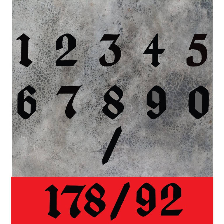 ตัวอักษร-ตัวเลขบ้านเลขที่-ตกแต่งห้อง-อะคิริลิค-หนา-3มิล-สีดำ-งานไม่ซ้ำแบบ