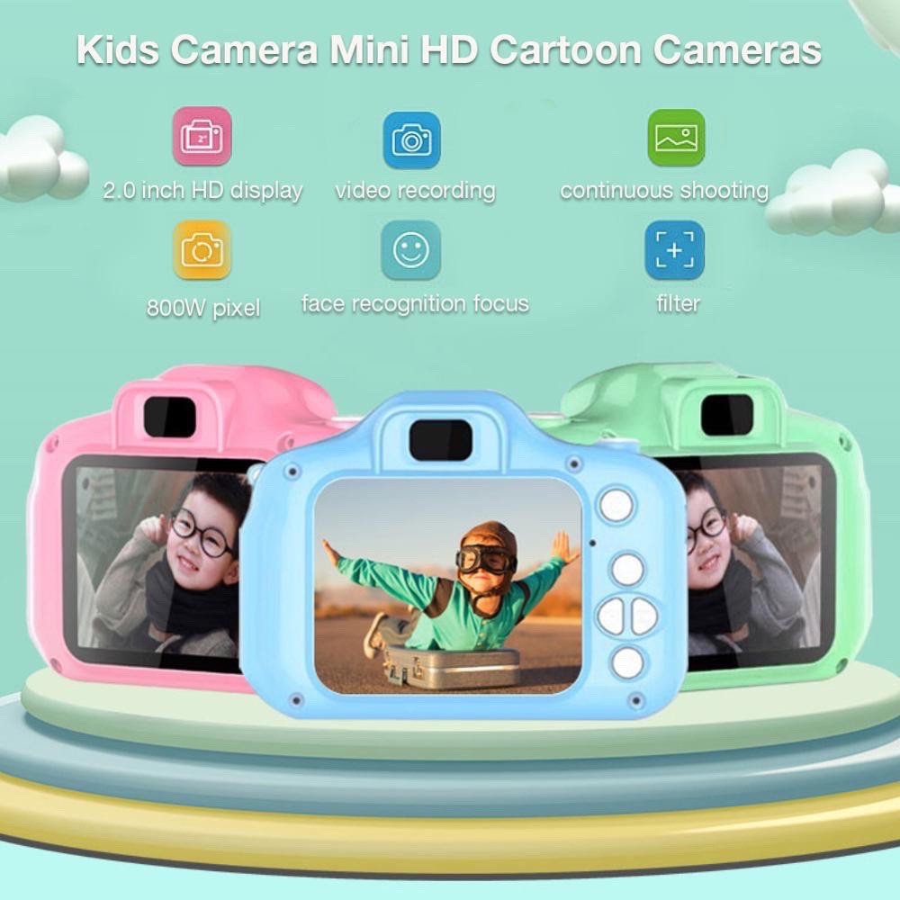 ภาพหน้าปกสินค้ารูปแบบใหม่กล้องถ่ายรูปเด็กของขวัญวันเกิดเด็ก จากร้าน huahua219 บน Shopee