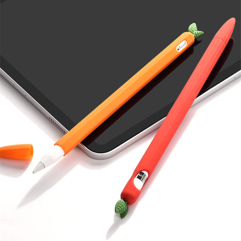เคสซิลิโคนสำหรับปากกา-ipad-ลายใบไม้-กันฝุ่น-กันรอยขีดข่วน-สำหรับ-apple-pencil-gen-1-2-case
