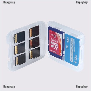 Happybay การ์ดหน่วยความจํา Micro SD TF SDHC MSPD 8 ช่อง