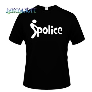 [S-5XL] เสื้อยืดแขนสั้น พิมพ์ลาย F THE POLICE Joke Prank Cop พลัสไซซ์ แฟชั่นฤดูร้อน สําหรับผู้ชาย